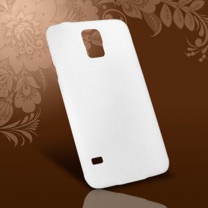 Чехол Samsung Galaxy S5 пластик белый глянцевый для 3D печати
